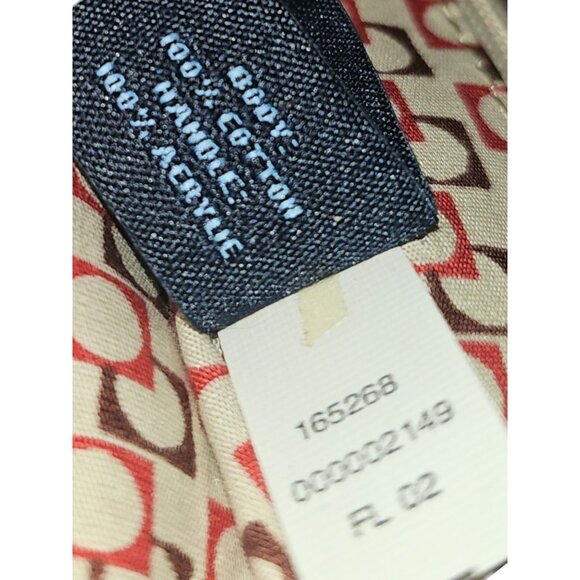 Vintage Y2k Gap Corduroy Hobo Shoulder Bag With Geometric Lining Clip Closure - Picture 2 of 16